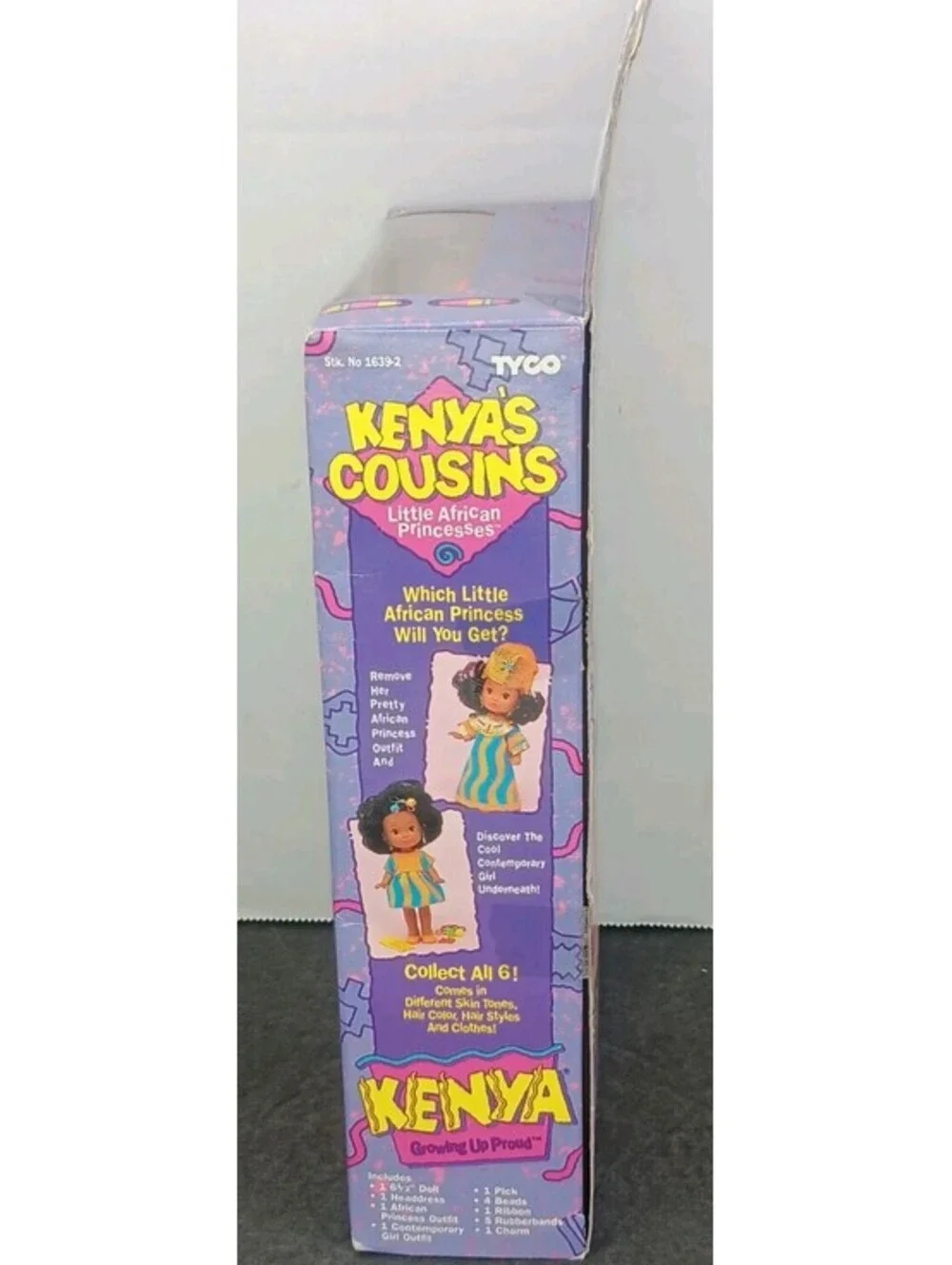 Vtg Tyco Kenya's Cousins Little African Princess Baby Doll NEW 1994 SEALED 16392